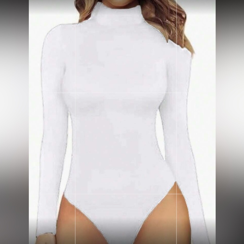 Elegant White Women's Top Bodysuit